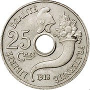France 25 Centimes Essai by Peter 1913 25 CMES 1913 LIBERTÉ ÉGALITÉ FRATERNITÉ coin reverse France 25 Centimes Essai by Peter 1913 25 CMES 1913 LIBERTÉ ÉGALITÉ FRATERNITÉ coin reverse