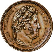 France 3 Centimes (Essai by Domard) LOUIS PHILIPPE I ROI DES FRANÇAIS DOMARD. F. coin obverse France 3 Centimes (Essai by Domard) LOUIS PHILIPPE I ROI DES FRANÇAIS DOMARD. F. coin obverse