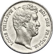 France 3 Centimes Essai by Tiolier 1830 A ND LOUIS PHILIPPE I ROI DES FRANÇAIS. TIOLIER. coin obverse