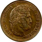 France 3 Centimes (Louis Philippe Essai by Domard) LOUIS PHILIPPE I ROI DES FRANÇAIS DOMARD. F. coin obverse France 3 Centimes (Louis Philippe Essai by Domard) LOUIS PHILIPPE I ROI DES FRANÇAIS DOMARD. F. coin obverse