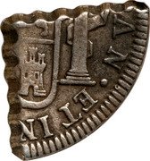 France 3 Escalins (Martinique Coinage) KM# 26 AT ETIN... coin reverse