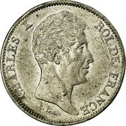 France 40 Francs (Charles X. Essai by Tiolier) CHARLES X ROI DE FRANCE PJ TIOLIER coin obverse France 40 Francs (Charles X. Essai by Tiolier) CHARLES X ROI DE FRANCE PJ TIOLIER coin obverse