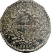 France 5 Centimes Essai 12-sided by Dupre 1881 A LIBERTE EGALITE FRATERNITE 5 CENTIMES A ESSAI coin reverse France 5 Centimes Essai 12-sided by Dupre 1881 A LIBERTE EGALITE FRATERNITE 5 CENTIMES A ESSAI coin reverse