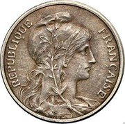 France 5 Centimes Essai No date ND (1897) DANIEL DUPUIS RÉPUBLIQUE FRANÇAISE coin obverse