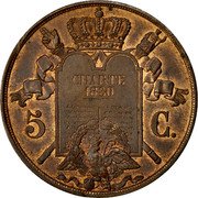 France 5 Centimes Louis Philippe Essai 1847 KM# Pn36 CHARTE 1830 5 C. coin reverse France 5 Centimes Louis Philippe Essai 1847 KM# Pn36 CHARTE 1830 5 C. coin reverse