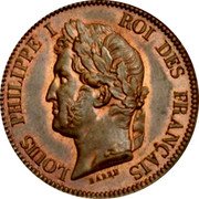 France 5 Centimes Louis-Philippe Pattern by Barre 1840  LOUIS PHILIPPE I ROI DES FRANÇAIS BARRE coin obverse France 5 Centimes Louis-Philippe Pattern by Barre 1840  LOUIS PHILIPPE I ROI DES FRANÇAIS BARRE coin obverse