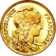 France 5 Centimes Pre serie by Dupuis 1897 DANIEL DUPUIS RÉPUBLIQUE FRANÇAISE coin obverse