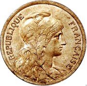 France 5 Centimes Pre serie. Essai 1897 DANIEL DUPUIS RÉPUBLIQUE FRANÇAISE coin obverse