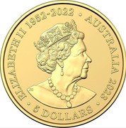 Australia 5 Dollars (FIFA Women's World Cup AU-NZ-23) ELIZABETH II 1952 - 2022 AUSTRALIA 2023 5 DOLLARS JC coin obverse Australia 5 Dollars (FIFA Women's World Cup AU-NZ-23) ELIZABETH II 1952 - 2022 AUSTRALIA 2023 5 DOLLARS JC coin obverse