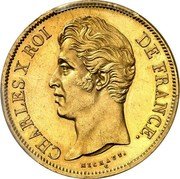 France 5 Francs (Charles X Pattern) CHARLES X ROI DE FRANCE MICHAUT coin obverse France 5 Francs (Charles X Pattern) CHARLES X ROI DE FRANCE MICHAUT coin obverse