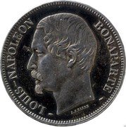France 5 Francs Essai. J.J. Barre. 1852 KM# Pn86 LOUIS-NAPOLÉON BONAPARTE. 1842-1855 J.J. BARRE coin obverse France 5 Francs Essai. J.J. Barre. 1852 KM# Pn86 LOUIS-NAPOLÉON BONAPARTE. 1842-1855 J.J. BARRE coin obverse