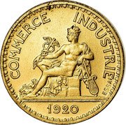 France 50 Centimes Hermes Piedfort Essai 1920 KM# PE281 1920 DOMARD INV ESSAI COMMERCE INDUSTRIE coin reverse France 50 Centimes Hermes Piedfort Essai 1920 KM# PE281 1920 DOMARD INV ESSAI COMMERCE INDUSTRIE coin reverse