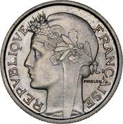 France 50 Centimes Morlon Pattern 1939  REPVUBLIQVE FRANCAISE MORLON coin obverse France 50 Centimes Morlon Pattern 1939  REPVUBLIQVE FRANCAISE MORLON coin obverse