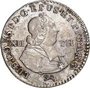 France 1/12 Thaler (Ludwig Constantin von Rohan-Guemenee) KM# 223 LUD CONST D G EPUS ET PPS ARG XII TH coin obverse France 1/12 Thaler (Ludwig Constantin von Rohan-Guemenee) KM# 223 LUD CONST D G EPUS ET PPS ARG XII TH coin obverse