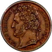 France 1/2 Franc (Louis-Philippe I Pattern of Bovy) LOUIS PHILIPPE I DES FRANÇAIS//ESSAI coin obverse France 1/2 Franc (Louis-Philippe I Pattern of Bovy) LOUIS PHILIPPE I DES FRANÇAIS//ESSAI coin obverse