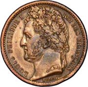 France 1/2 Franc (Louis-Philippe I Pattern of Bovy) LOUIS PHILIPPE I ROI DES FRANÇAIS//ESSAI coin obverse France 1/2 Franc (Louis-Philippe I Pattern of Bovy) LOUIS PHILIPPE I ROI DES FRANÇAIS//ESSAI coin obverse