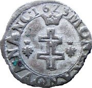 France 1/2 Groschen (Henry II) MONETA NOVA NANCEII 1624 coin reverse France 1/2 Groschen (Henry II) MONETA NOVA NANCEII 1624 coin reverse