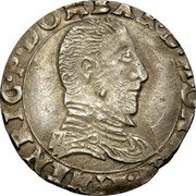 France 1/2 Teston (Henry II 1st Type) HENRIC. P. DOMBAR. D. MONTISP. R coin obverse France 1/2 Teston (Henry II 1st Type) HENRIC. P. DOMBAR. D. MONTISP. R coin obverse