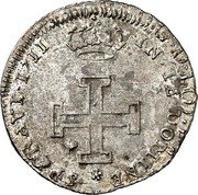 France 1/2 Teston (Leopold I. Jerusalem Cross) KM# 87 IN TE DOMINE SPERAVI 1711 coin reverse France 1/2 Teston (Leopold I. Jerusalem Cross) KM# 87 IN TE DOMINE SPERAVI 1711 coin reverse