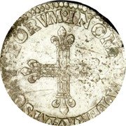 France 1/4 ECU Francis and Louise-Marguerite. 2nd Type ND (1605-1614)  IN OMNEM TERRAM SONVS EORVM coin reverse France 1/4 ECU Francis and Louise-Marguerite. 2nd Type ND (1605-1614)  IN OMNEM TERRAM SONVS EORVM coin reverse