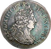 France 1/4 ECU Louis XIV Coinage 1702 B LVD. XIIII. D. G FR. ET. NAV. REX coin obverse France 1/4 ECU Louis XIV Coinage 1702 B LVD. XIIII. D. G FR. ET. NAV. REX coin obverse