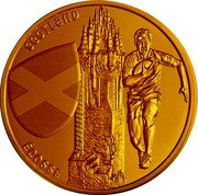 France 1/4 Euro Rugby World Cup 2023. Scotland 2023  SCOTLAND ÉCOSSE coin reverse France 1/4 Euro Rugby World Cup 2023. Scotland 2023  SCOTLAND ÉCOSSE coin reverse