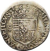 France 1/4 Teston (Charles IV. Duchy of Lorraine) KM# 44 MONETA NOVA NANCEII CVS coin reverse