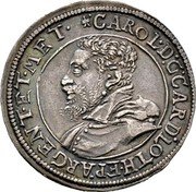 France 1/4 Thaler (Karl von Lothringen) CAROL. D: G. CARD. LOTH. EP. ARGEN. ET. MET. coin obverse