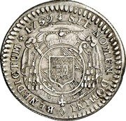 France 1/6 Thaler (Ludwig Constantin von Rohan-Guemenee) KM# 226 SIT NOMEN DOMINI BENEDICTUM 1759 coin reverse France 1/6 Thaler (Ludwig Constantin von Rohan-Guemenee) KM# 226 SIT NOMEN DOMINI BENEDICTUM 1759 coin reverse