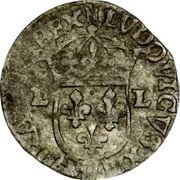 France 1 Douzain (Louis XIII) N LVDOVICVS. XIII. D. G. FRA. ET. NA. REX. coin obverse France 1 Douzain (Louis XIII) N LVDOVICVS. XIII. D. G. FRA. ET. NA. REX. coin obverse