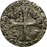 France 1 Douzain (Mary) DNS. ADIVT. ET. REDEM. MEVS. 1613 coin reverse France 1 Douzain (Mary) DNS. ADIVT. ET. REDEM. MEVS. 1613 coin reverse