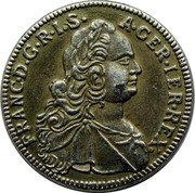 France 1 Ducat (Token. Imitation of Franz I Coin) FRANC D G R I.S A GER IER REX. coin obverse France 1 Ducat (Token. Imitation of Franz I Coin) FRANC D G R I.S A GER IER REX. coin obverse