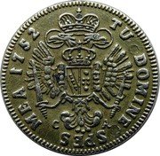 France 1 Ducat (Token. Imitation of Franz I Coin) TU DOMINE SPES MEA 1752 C A coin reverse France 1 Ducat (Token. Imitation of Franz I Coin) TU DOMINE SPES MEA 1752 C A coin reverse