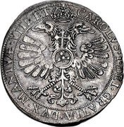 France 1 ECU (Charles II. Principality of Arches-Charleville) KM# 34 CAROLVS I DEI GRATIA DVX MANTVÆ VIII ET coin obverse