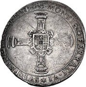 France 1 ECU (Charles II. Principality of Arches-Charleville) KM# 34 MONTIS FERRATI VI SVP PRIN ARCHENSIS coin reverse