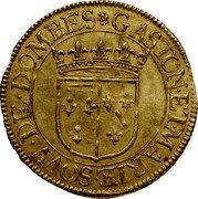 France 1 ECU (Gaston and Marie) GASTON ET MARIE SOVV DE DOMBES coin obverse