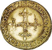 France 1 ECU (Louis XIII) CHRISTVS. REGNAT. VINC. ET. IMP. 1641 coin reverse