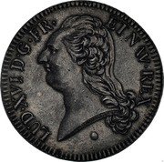 France 1 ECU Louis XVI. Pattern Duvivier. No date ND (1786) No Date KM# TS1 B. DUVIV. F LUD XVI D G FR ET NAV REX coin obverse France 1 ECU Louis XVI. Pattern Duvivier. No date ND (1786) No Date KM# TS1 B. DUVIV. F LUD XVI D G FR ET NAV REX coin obverse