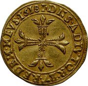 France 1 ECU Mary 1618  DNS ADIVTOR ET REDEM MEVS 1618 coin reverse France 1 ECU Mary 1618  DNS ADIVTOR ET REDEM MEVS 1618 coin reverse