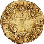 France 1 Florin (City of Metz) KM# 12 FLORENVS. CIVITIS. METENSIS. coin obverse France 1 Florin (City of Metz) KM# 12 FLORENVS. CIVITIS. METENSIS. coin obverse