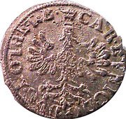 France 1 Groschen (Charles IV and Nicole. Duchy of Lorraine) KM# 29 CAR.ET.NIC.D.G.DUC.LOTH.ET.B. coin obverse France 1 Groschen (Charles IV and Nicole. Duchy of Lorraine) KM# 29 CAR.ET.NIC.D.G.DUC.LOTH.ET.B. coin obverse