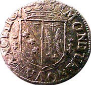 France 1 Groschen (Charles IV and Nicole. Duchy of Lorraine) KM# 29 MONETA.NOVA.NANCEII coin reverse France 1 Groschen (Charles IV and Nicole. Duchy of Lorraine) KM# 29 MONETA.NOVA.NANCEII coin reverse