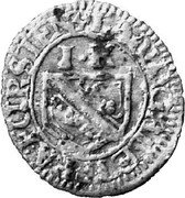 France 1 Kreuzer (Franz Egon von Furstenberg) KM# 58 ...ET FRA FURSTEN I K coin reverse France 1 Kreuzer (Franz Egon von Furstenberg) KM# 58 ...ET FRA FURSTEN I K coin reverse
