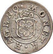 France 1 Kreuzer (Leopold I. City of Hagenau) KM# 50 MONETA HAGENO 1670 coin obverse France 1 Kreuzer (Leopold I. City of Hagenau) KM# 50 MONETA HAGENO 1670 coin obverse