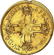 France 1 Leopold (Duchy of Lorraine) TV DO MINE SPES MEA coin reverse