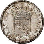 France 1 Leopold (Shield of Lorraine) KM# 105 IN TE DOMINE SPERAVI 1702 coin reverse France 1 Leopold (Shield of Lorraine) KM# 105 IN TE DOMINE SPERAVI 1702 coin reverse