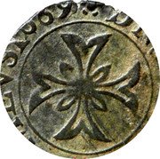 France 1 Liard (Anna Mary Louise) DNS ADIVTOR MEVS 1669 coin reverse France 1 Liard (Anna Mary Louise) DNS ADIVTOR MEVS 1669 coin reverse
