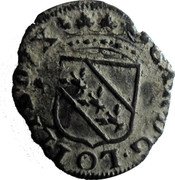 France 1 Liard (Charles IV) CAR.D.G.LOT.ET.B.DVX coin obverse France 1 Liard (Charles IV) CAR.D.G.LOT.ET.B.DVX coin obverse