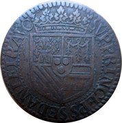 France 1 Liard (Henry 6th A Type) SVP. PRINCEPS. SEDANI. ET. RAV. coin reverse