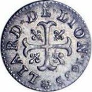 France 1 Liard Louis XIV 1655 LIARD DE LION 1655 coin reverse France 1 Liard Louis XIV 1655 LIARD DE LION 1655 coin reverse